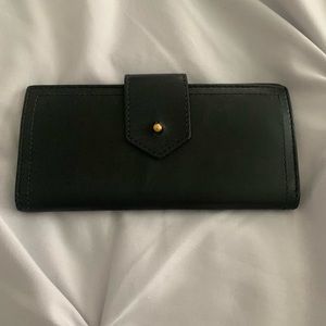 Madewell The Post Wallet in Black